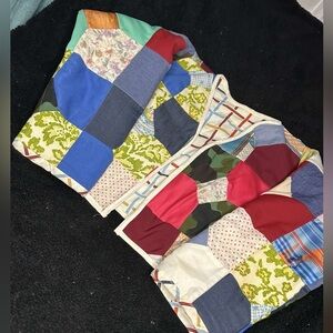 Handmade cropped patchwork quilt jacket, brand new 💛